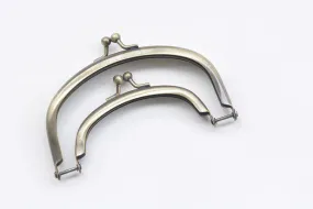 4" ( 11cm) Antique Bronze Purse Frame Clutch Bag Double Purse Frame 11cm