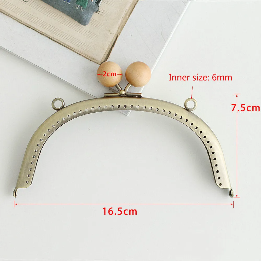5" and 6" Bronze Purse Frame Bag Hanger Wedding Bag Sewing Purse Frame 12.5cm / 16.5cm