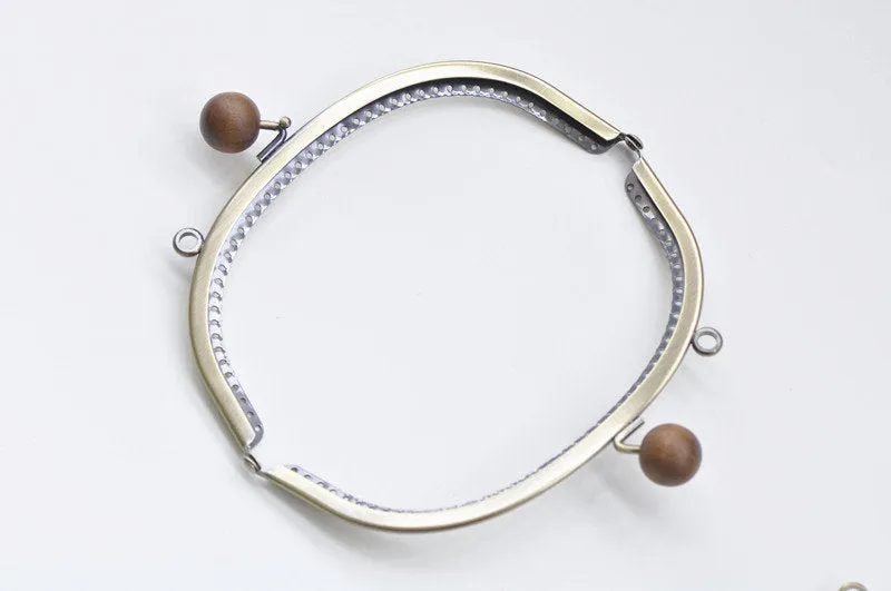 5" and 6" Bronze Purse Frame Bag Hanger Wedding Bag Sewing Purse Frame 12.5cm / 16.5cm