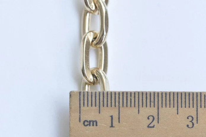 8mm Purse Frame Chain Antique Gold Chain With Lobsters 60/70/80/90/100/110/120/130cm