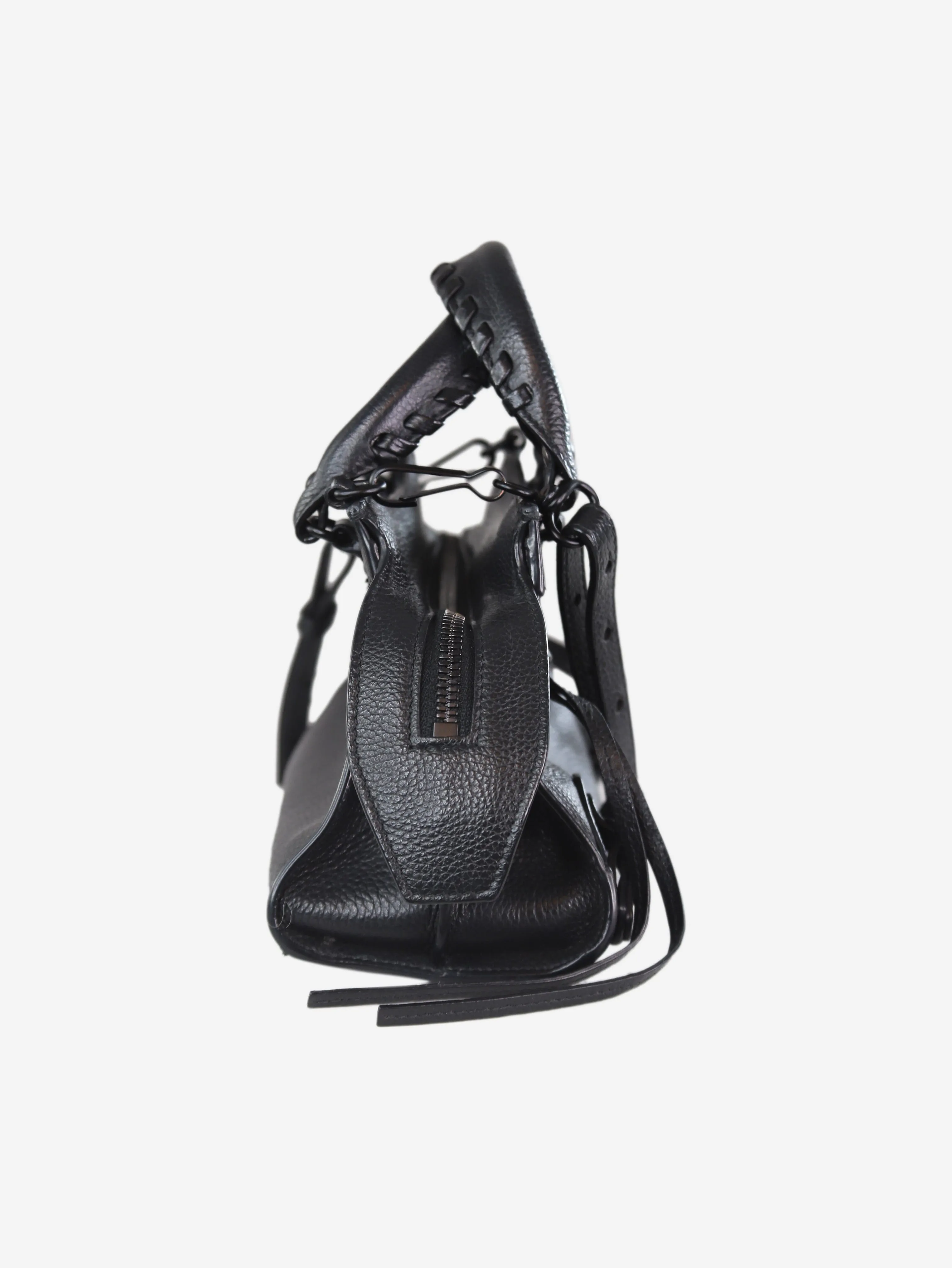 Black mini city bag