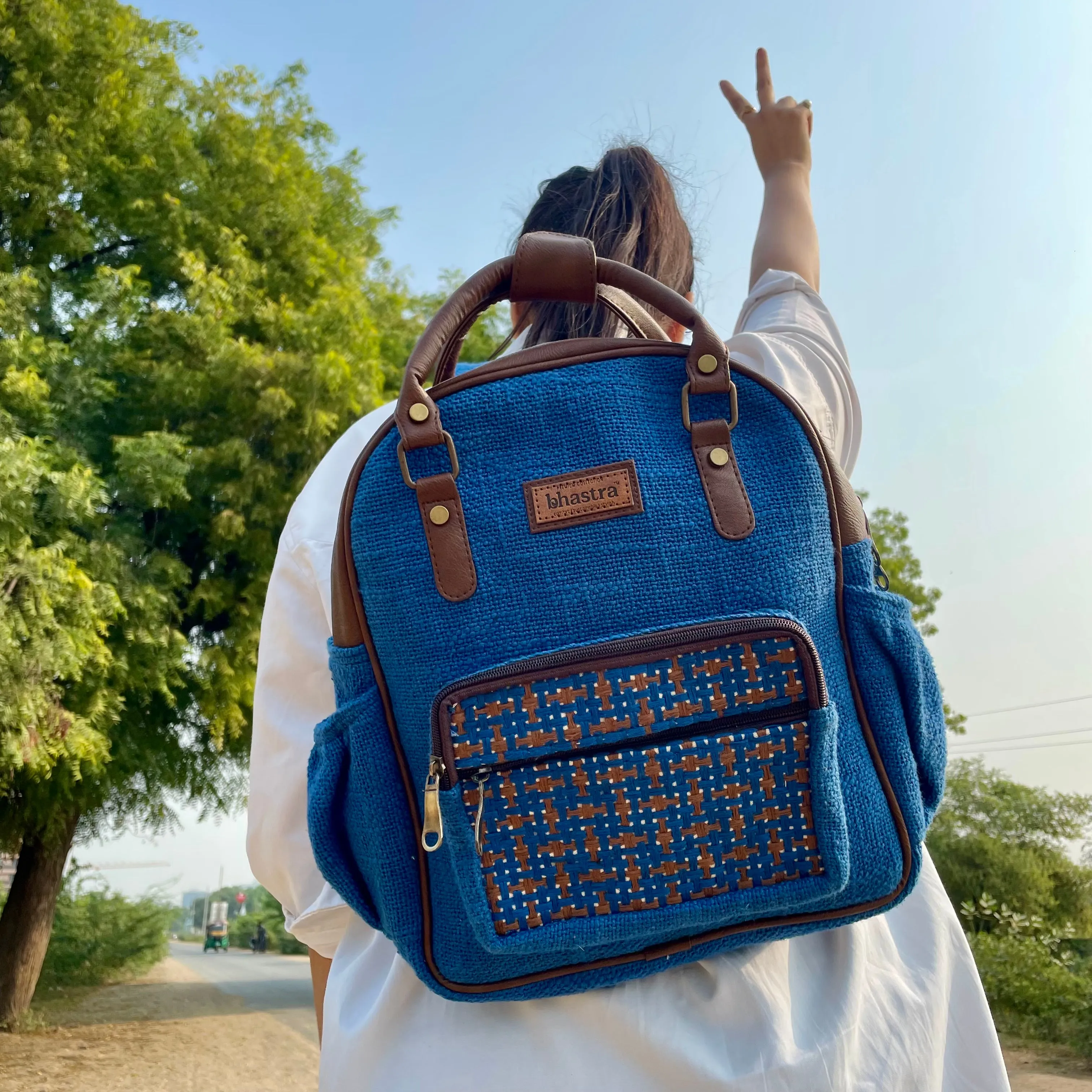 Blue Mini Backpack
