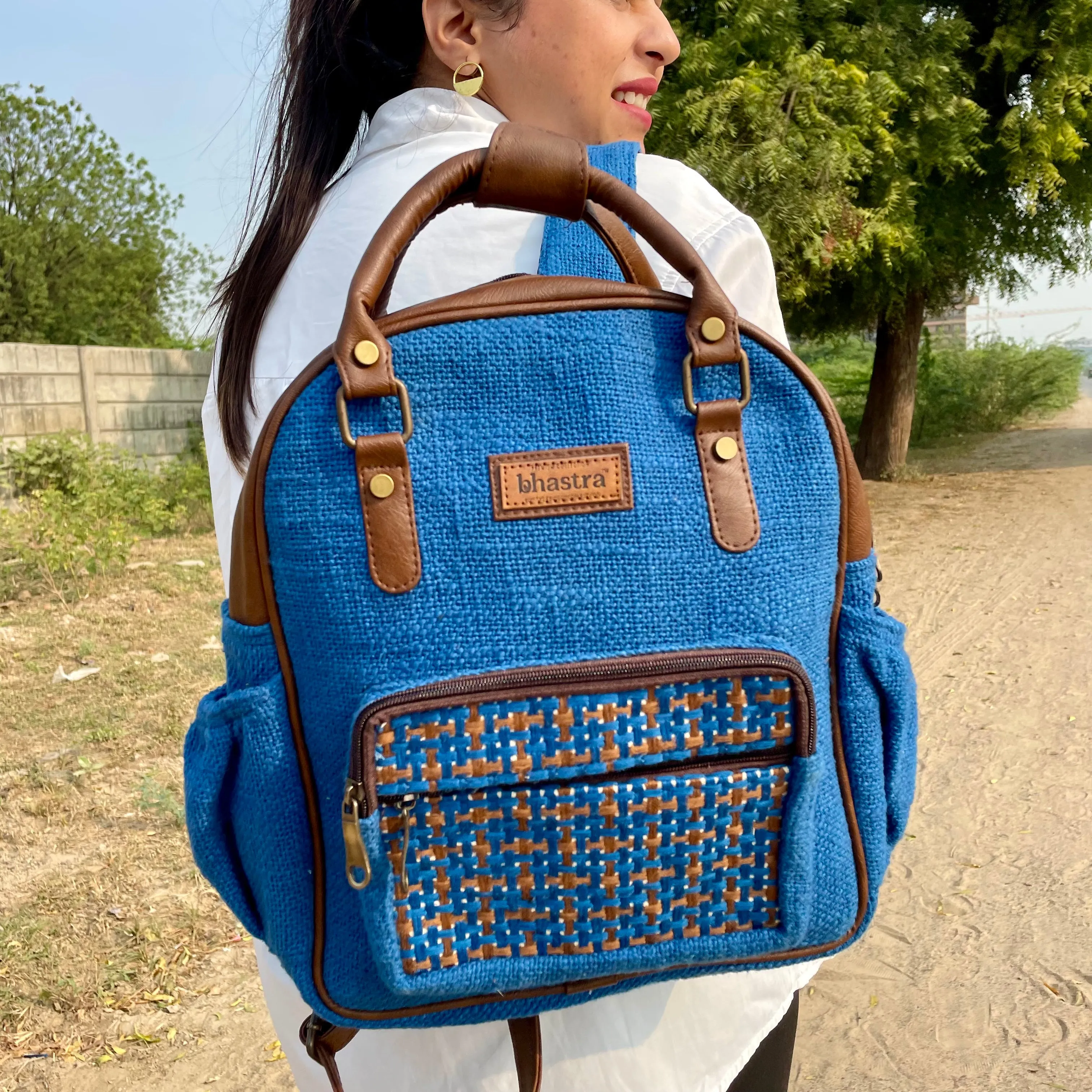 Blue Mini Backpack