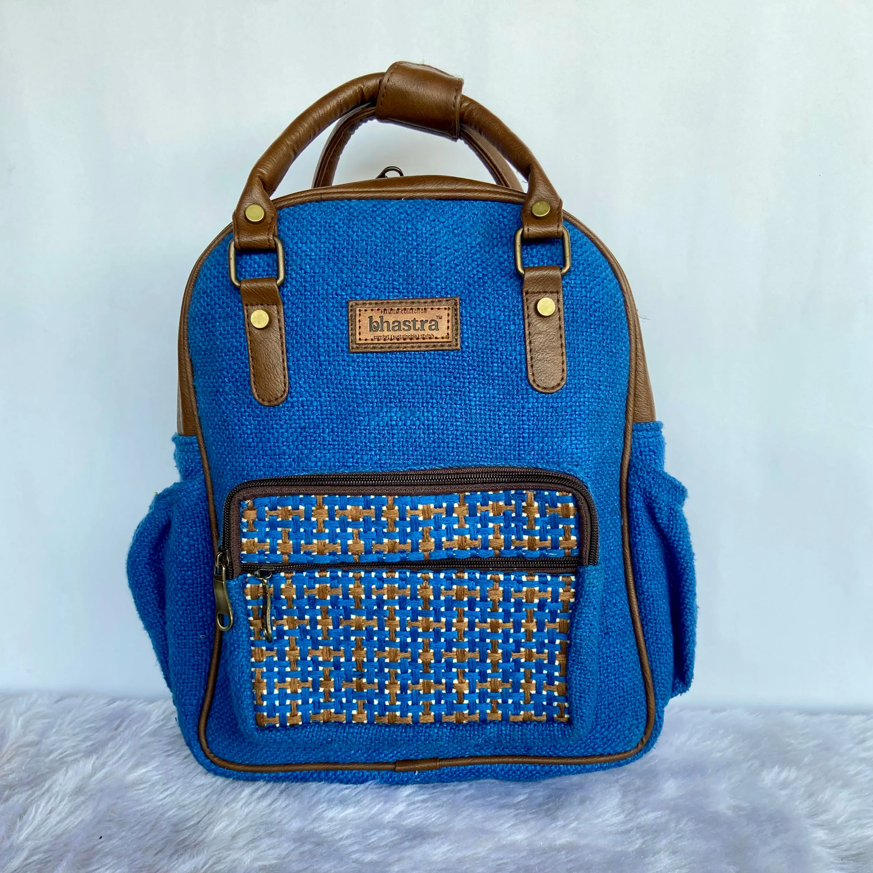 Blue Mini Backpack