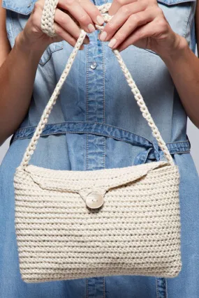Bohemian Crossbody Crochet Envelope Bag
