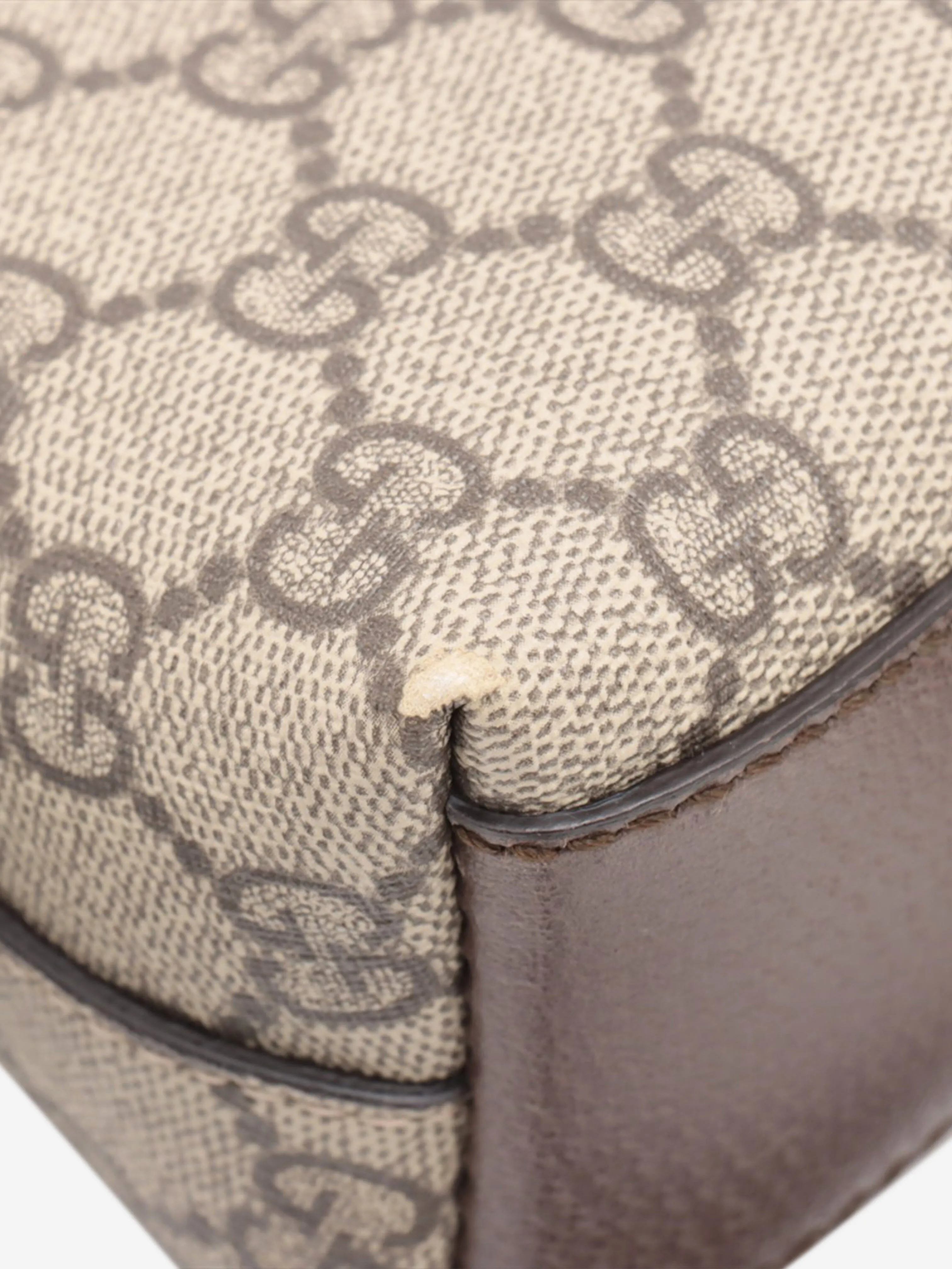 Brown Ophidia GG shoulder bag