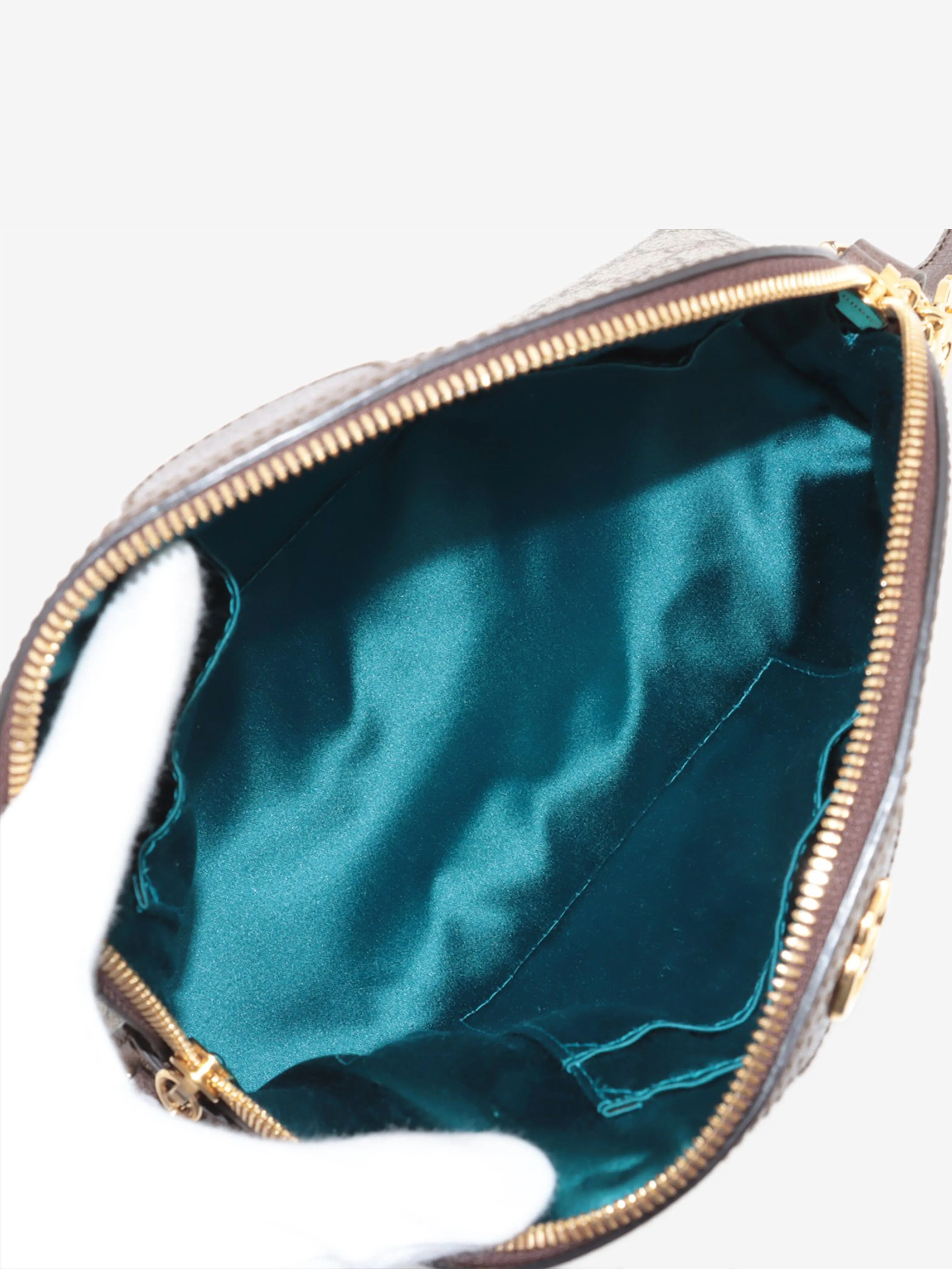 Brown Ophidia GG shoulder bag