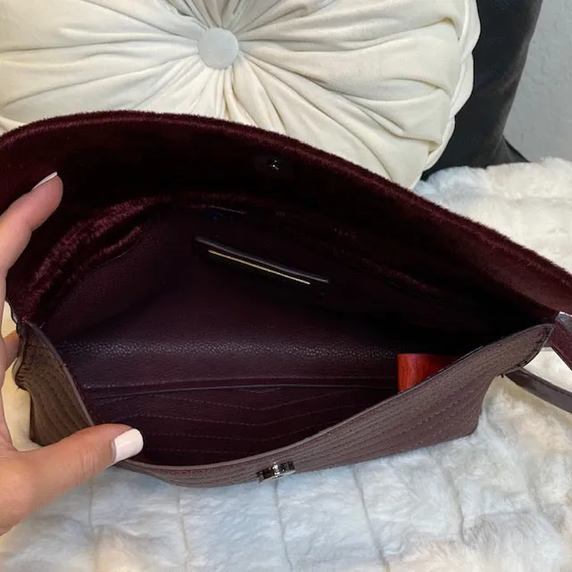 Chevron Crossbody Handbag