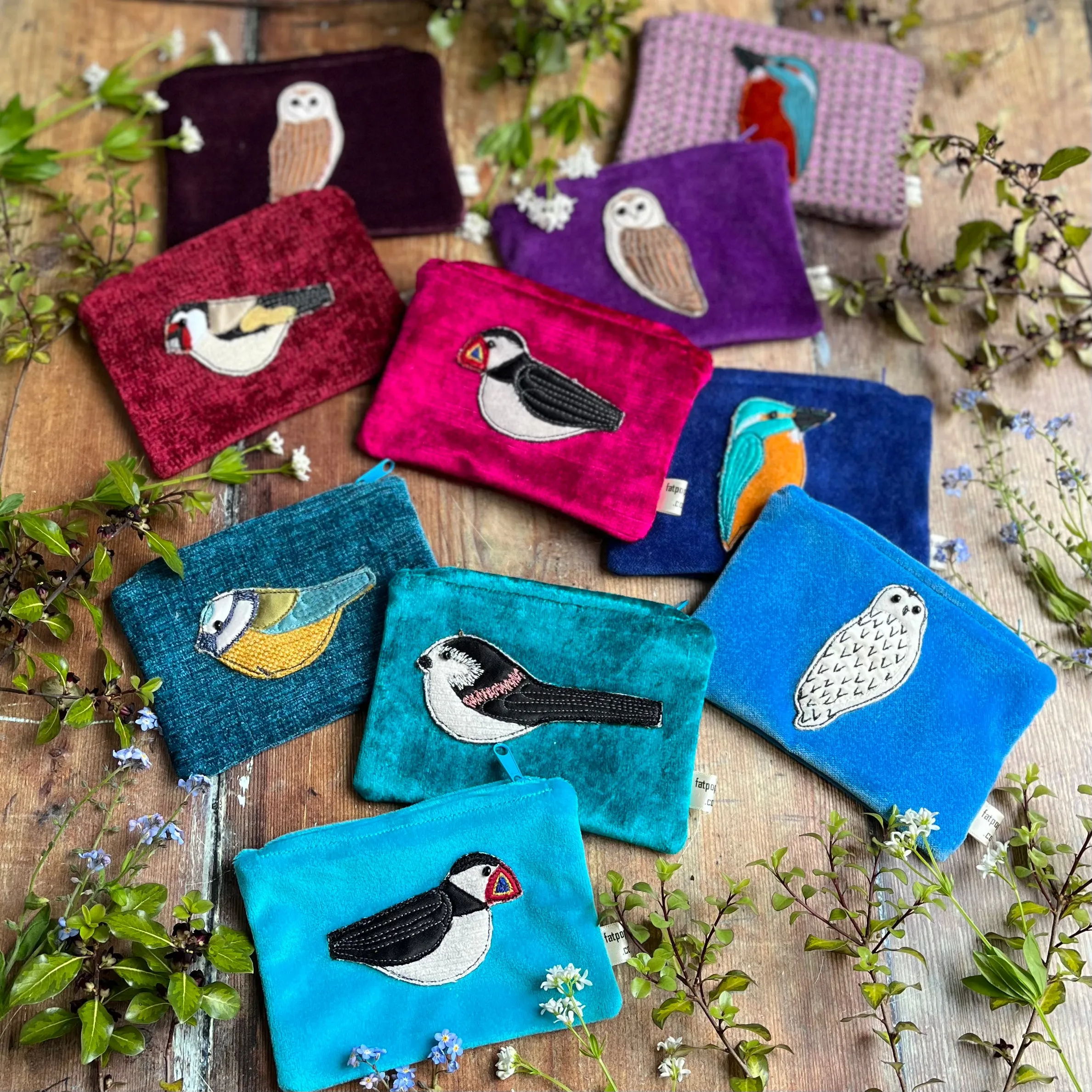 Coin purse - birds