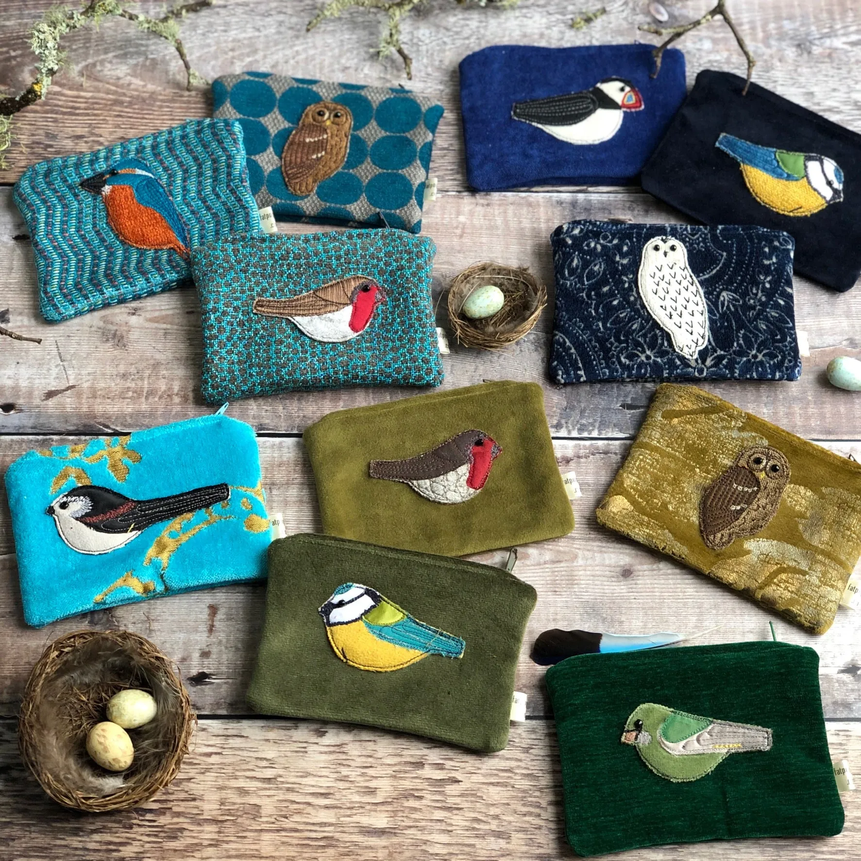 Coin purse - birds