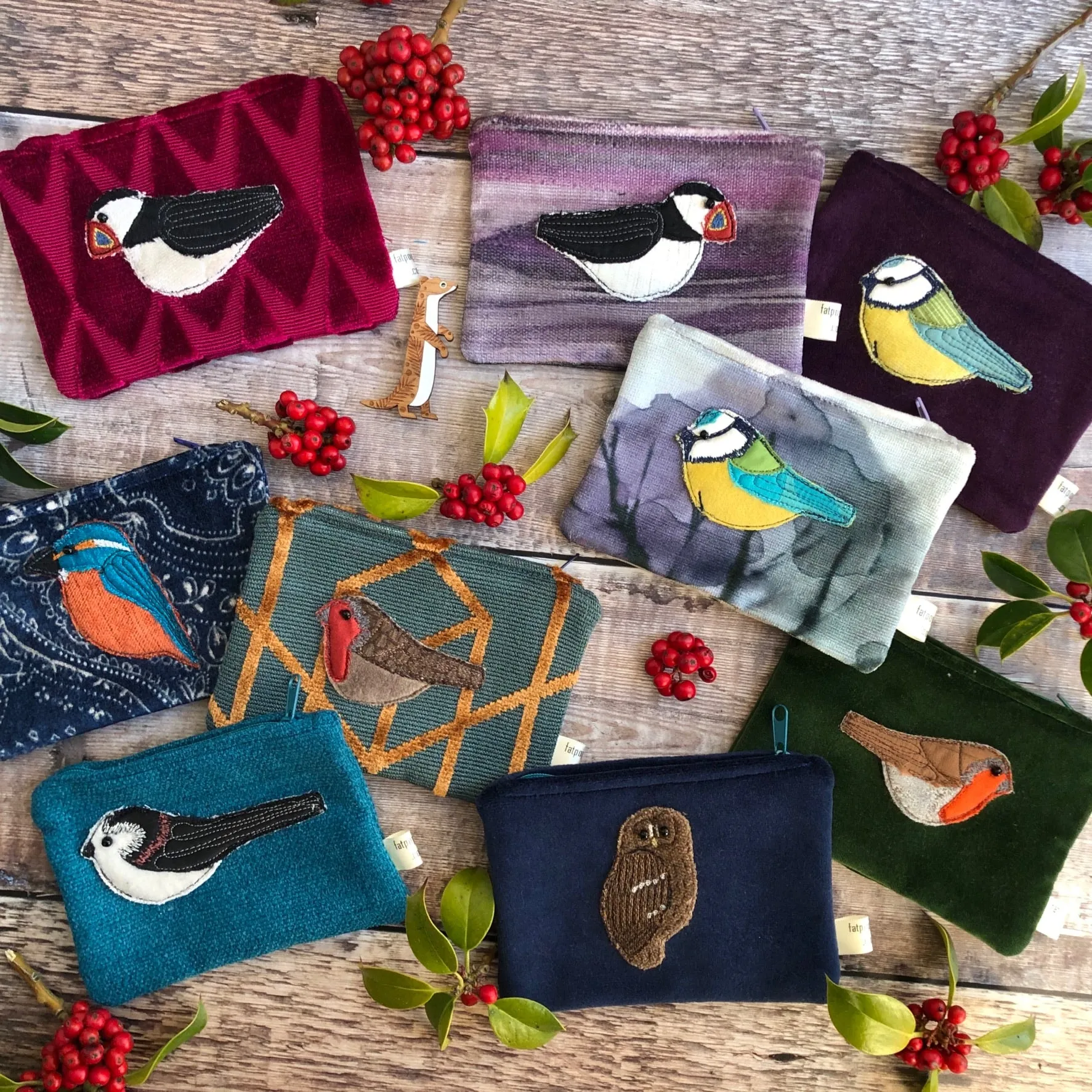 Coin purse - birds