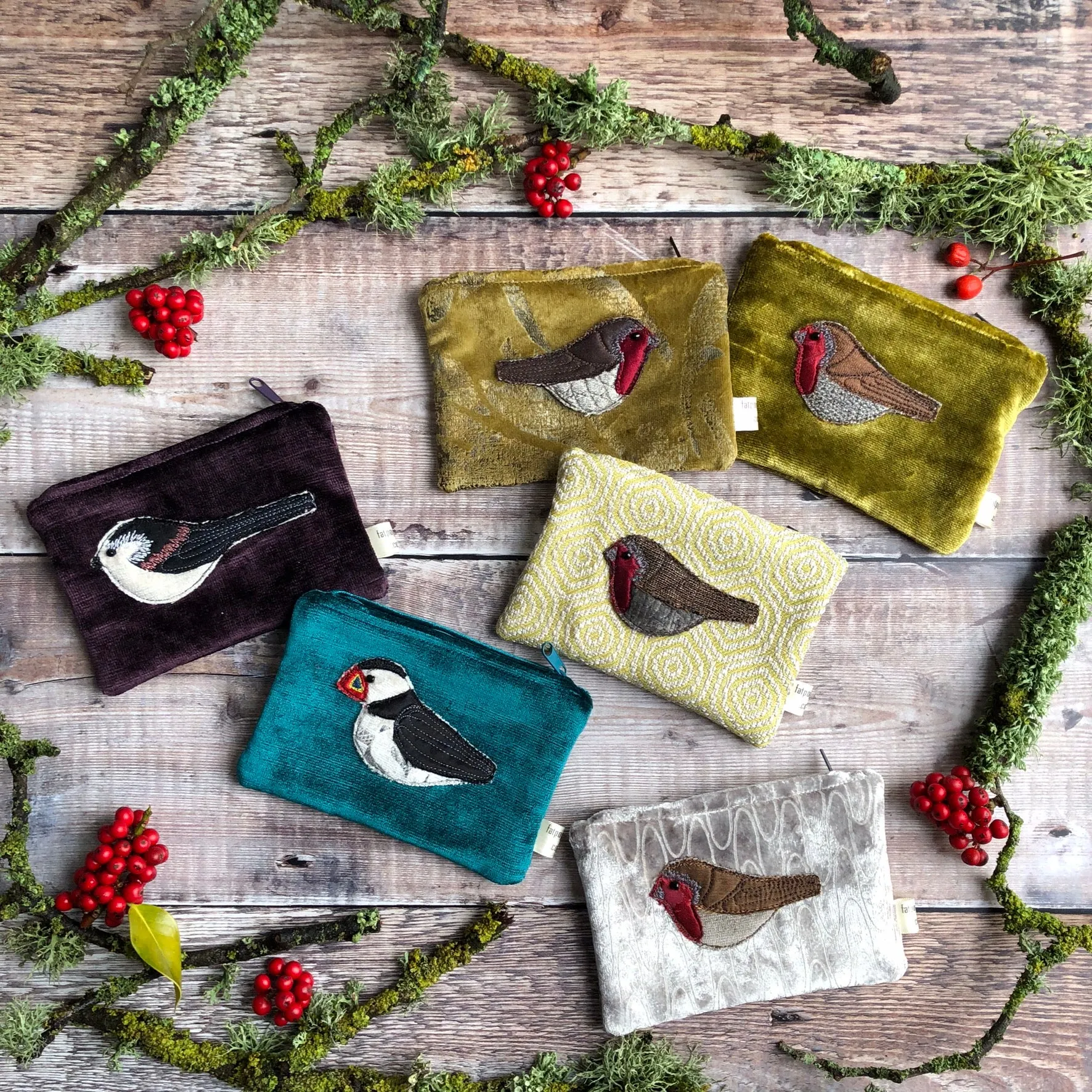 Coin purse - birds