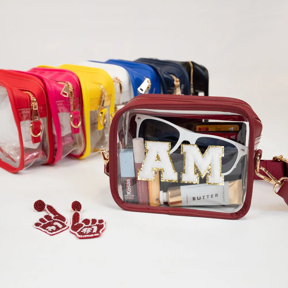 Custom Patch Stadium Purse