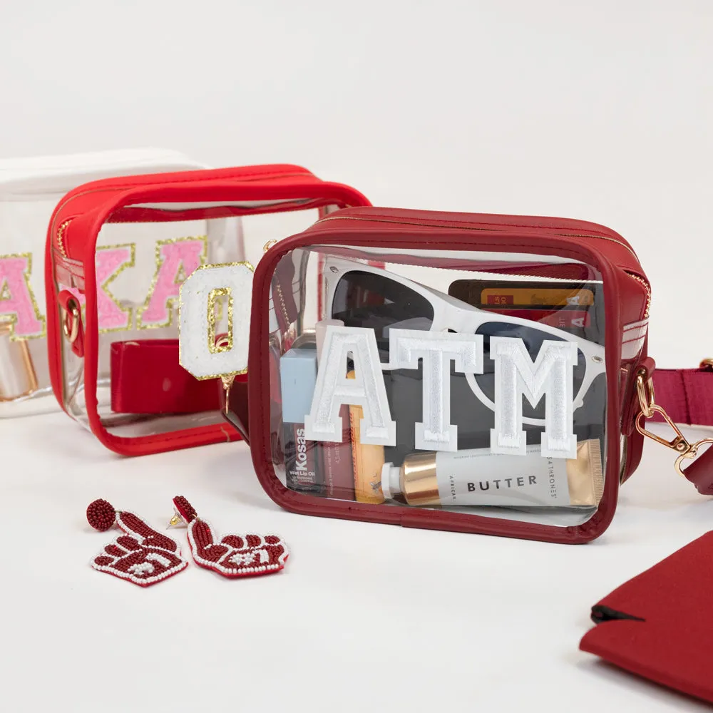 Custom Patch Stadium Purse