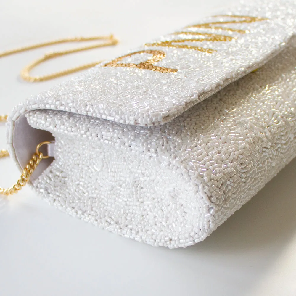 Cute Mother of the Bride Clutch Purse - FOG