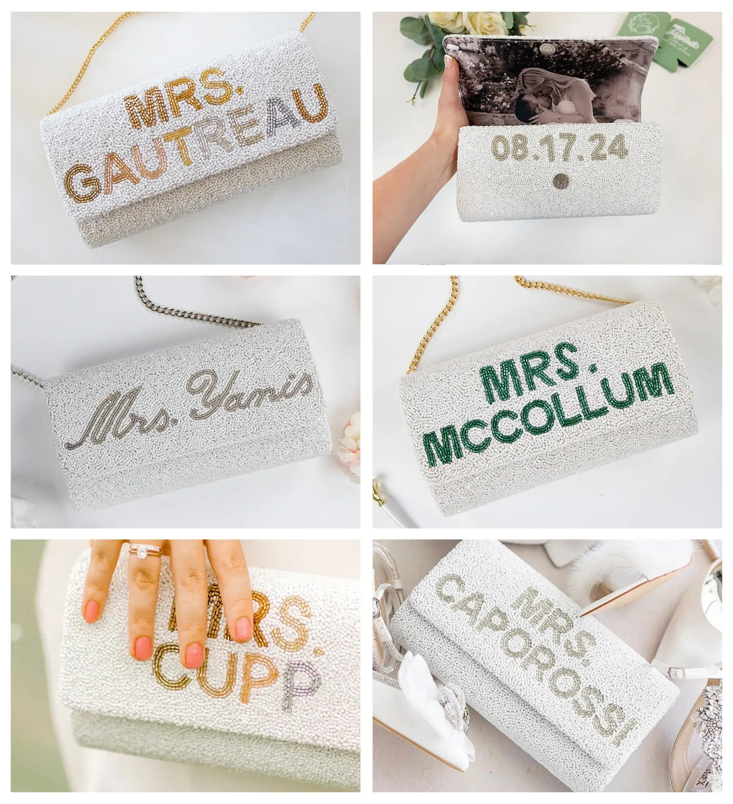 Cute Mother of the Bride Clutch Purse - FOG