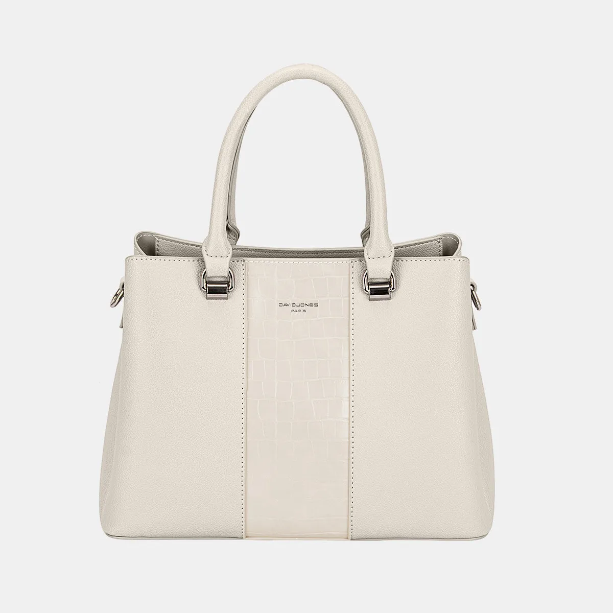 David Jones PU Leather Strip Handbag