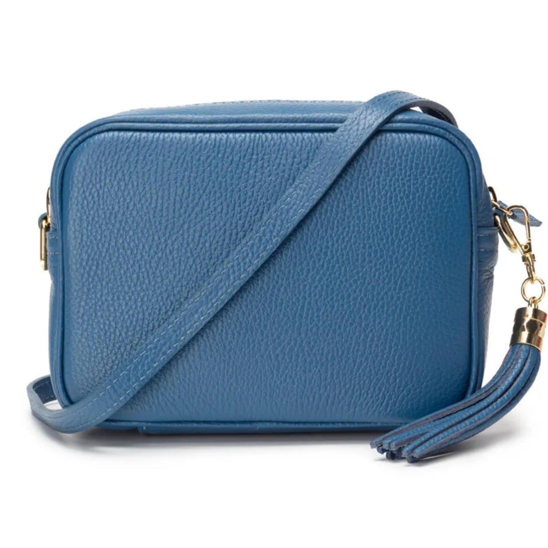 Elie Beaumont Crossbody Handbag - Denim Blue