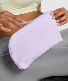 Gymshark Everyday Zip Pouch - Light Purple