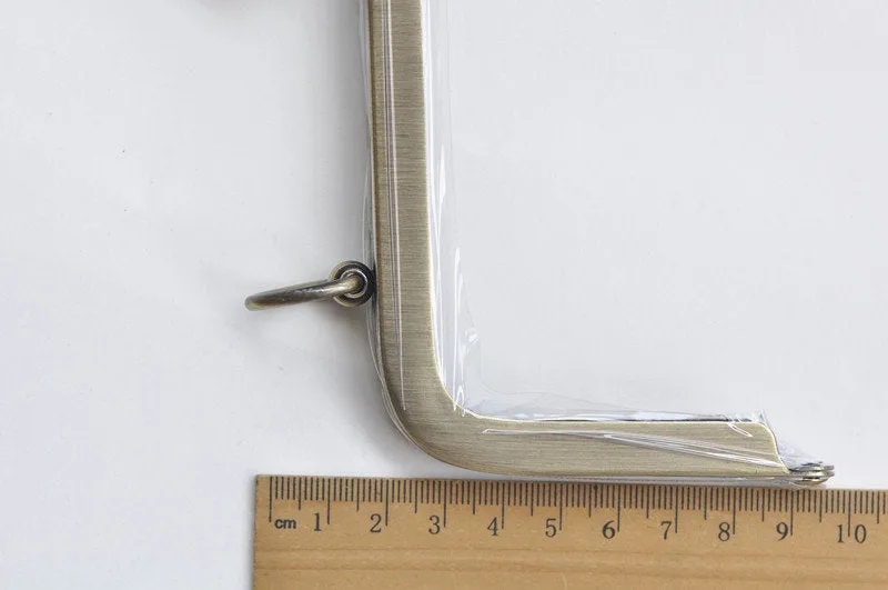 Metal Purse Frame Clutch Bag Purse Frame With Screws Gunmetal/ Light Gold/ Bronze 20.5cm ( 8")