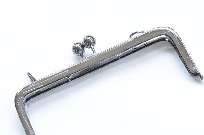 Metal Purse Frame Clutch Bag Purse Frame With Screws Gunmetal/ Light Gold/ Bronze 20.5cm ( 8")