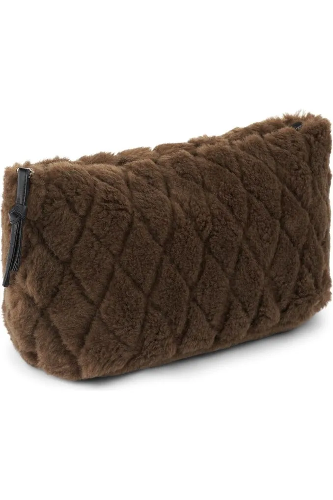 Natures Collection Havana Clutch 100% Lambswool NCF16670 | Khaki