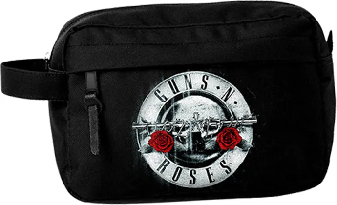 Rocksax Guns N' Roses Wash Bag - Silver Bullet