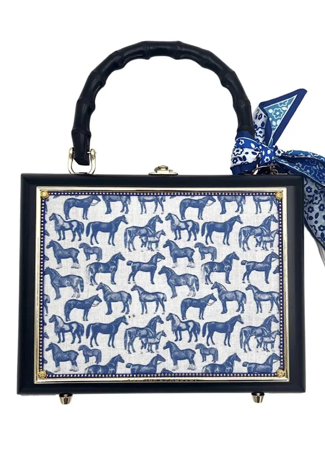 Saratoga Toile Bag- Blk - Large
