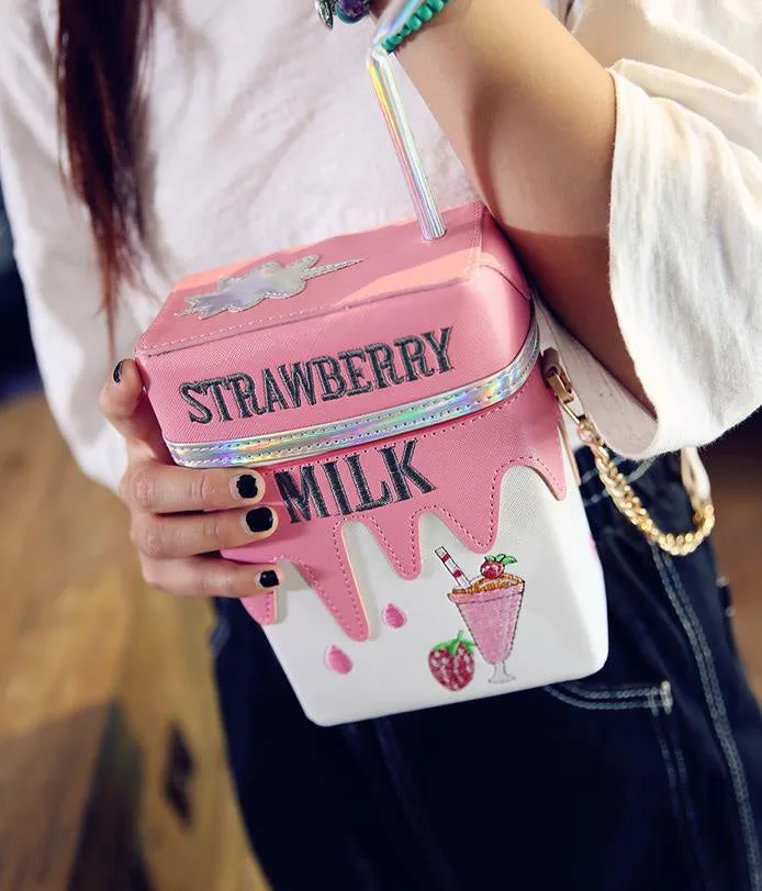 Strawberry Milk Handbag