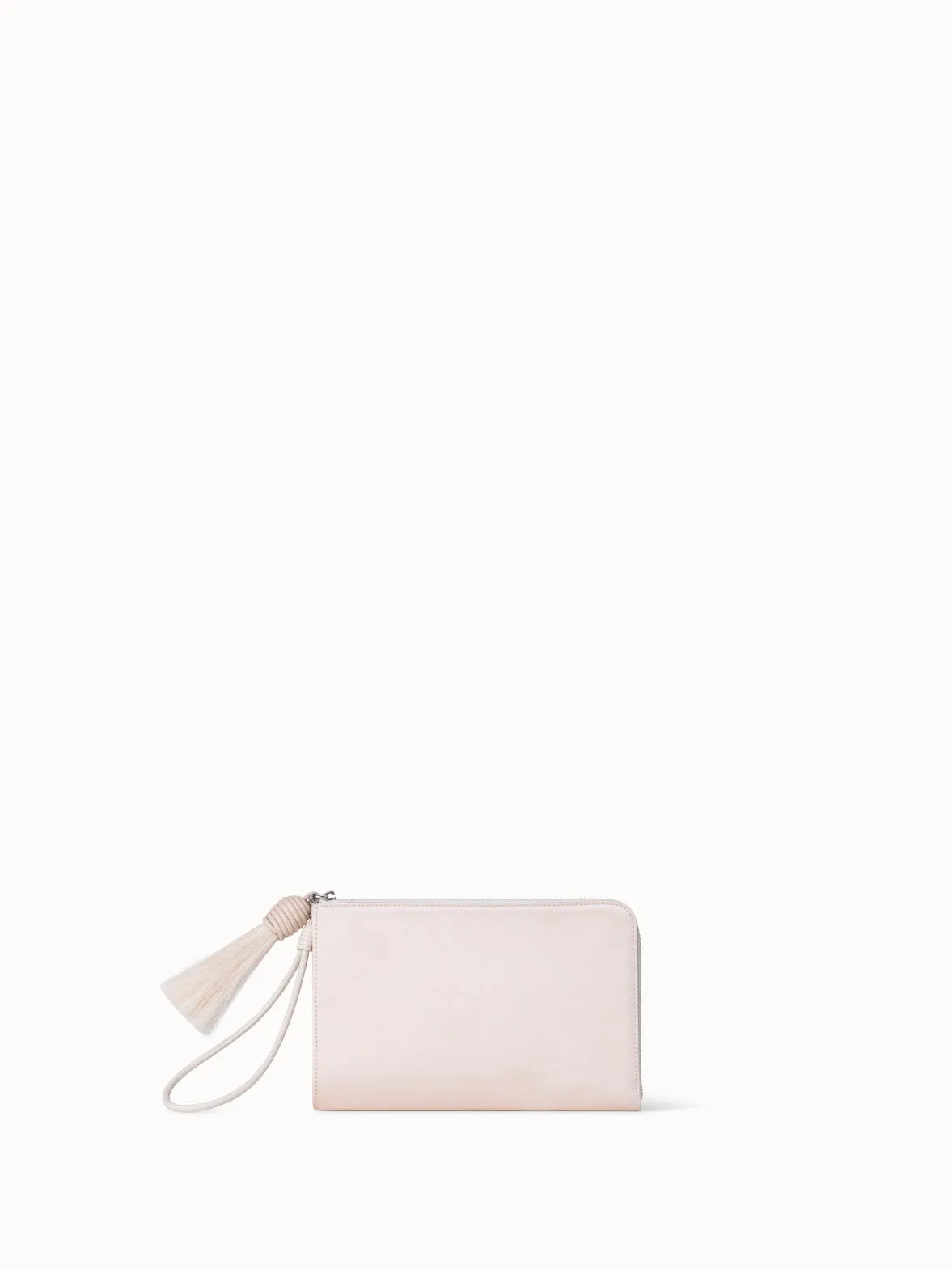 Tassel Pouch aus Satinstoff