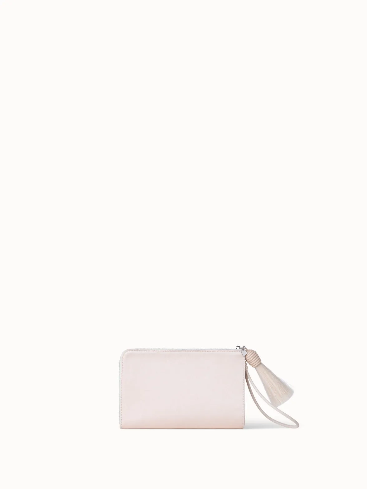 Tassel Pouch aus Satinstoff