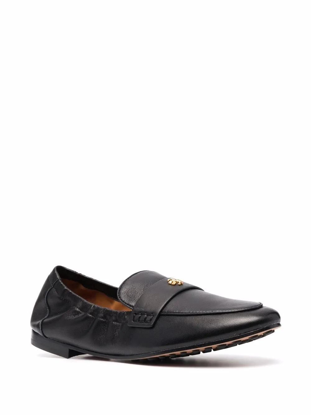 TORY BURCH BLACK SLIP-ON LOAFER