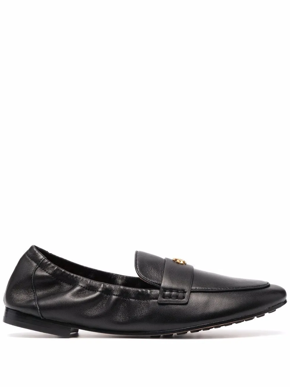 TORY BURCH BLACK SLIP-ON LOAFER