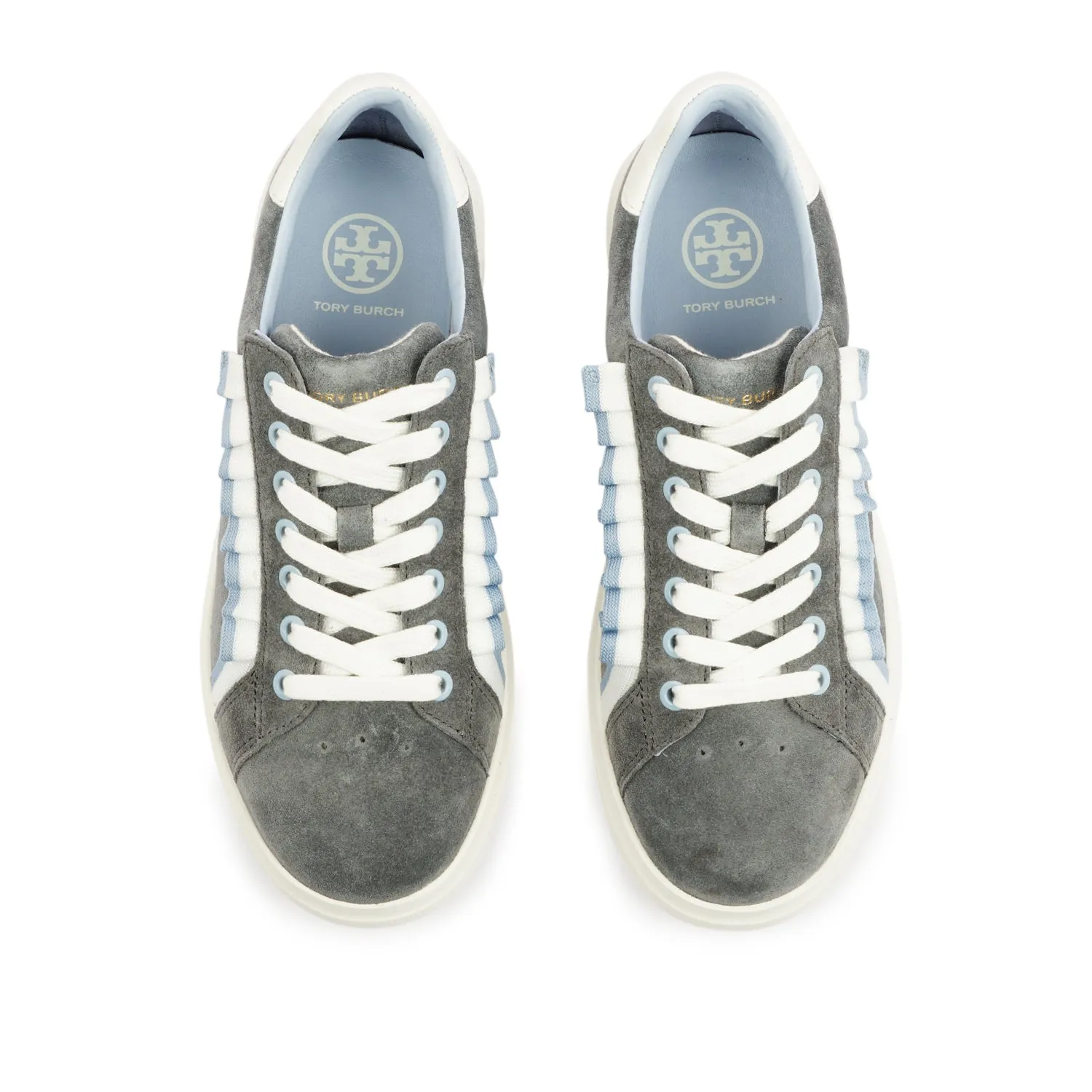 TORY BURCH HOWELL RUFFLE COURT IN BLUE