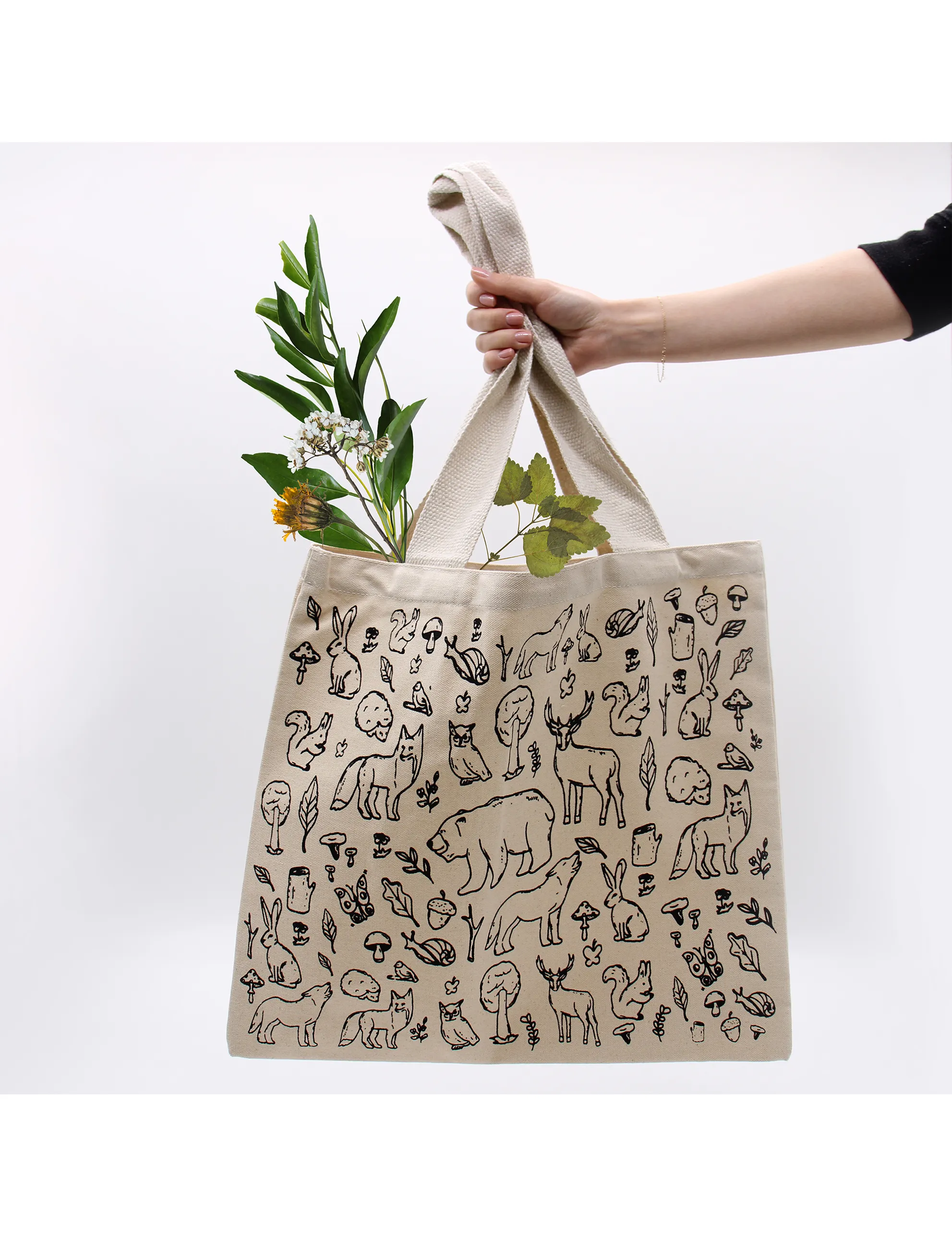 Tote Bag Indkøbspose - Forest life