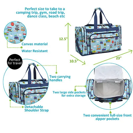 Train Print NGIL Canvas 23 Duffle Bag