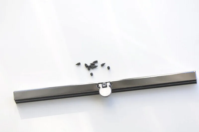 Wedding Purse Frame Bar Lock Wallet Purse Frame With Screws Gunmental Black 19cm ( 7") / 10cm(4")