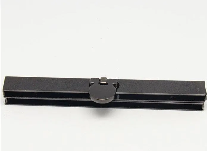 Wedding Purse Frame Bar Lock Wallet Purse Frame With Screws Gunmental Black 19cm ( 7") / 10cm(4")